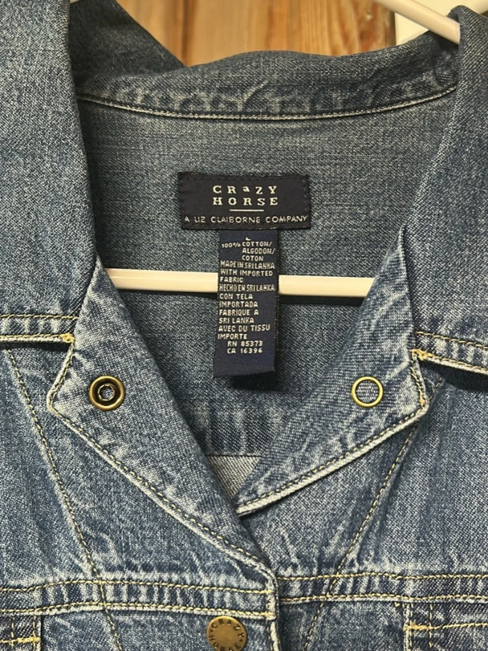 Crazy Horse Denim vest